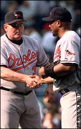 Mike Hargrove and Albert Belle